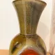 Vintage glazed ceramic vase