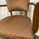 Fauteuil Bridge velours beige rosé