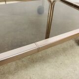 Kaymet dessert trolley in smoked glass and anodised aluminium, 1980s.