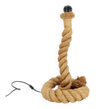 Rope lamp, work in the style of Audoux & Minet, circa 1970-1980