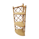 Old corner Wicker shelf