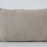 Rectangular cushion 100% Wool & Linen Blue