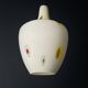Multicoloured opaline glass pendant light from Murano by Stilnovo, Italy, 1950s.
