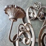 Struck iron wall lamp wall holder