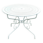 Table de Jardin ronde fer forgé époque 1900