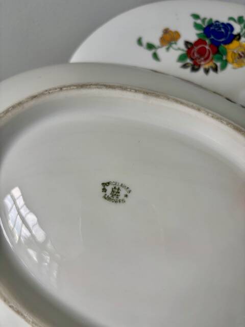 Limoges vegetable dish