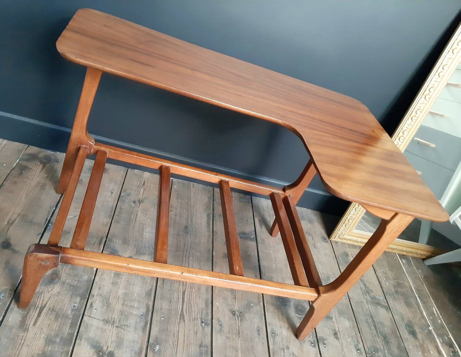 Vintage coffee table, antique Danish furniture