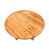 Round vintage solid pine dining table Norden from Ikea from the 70s