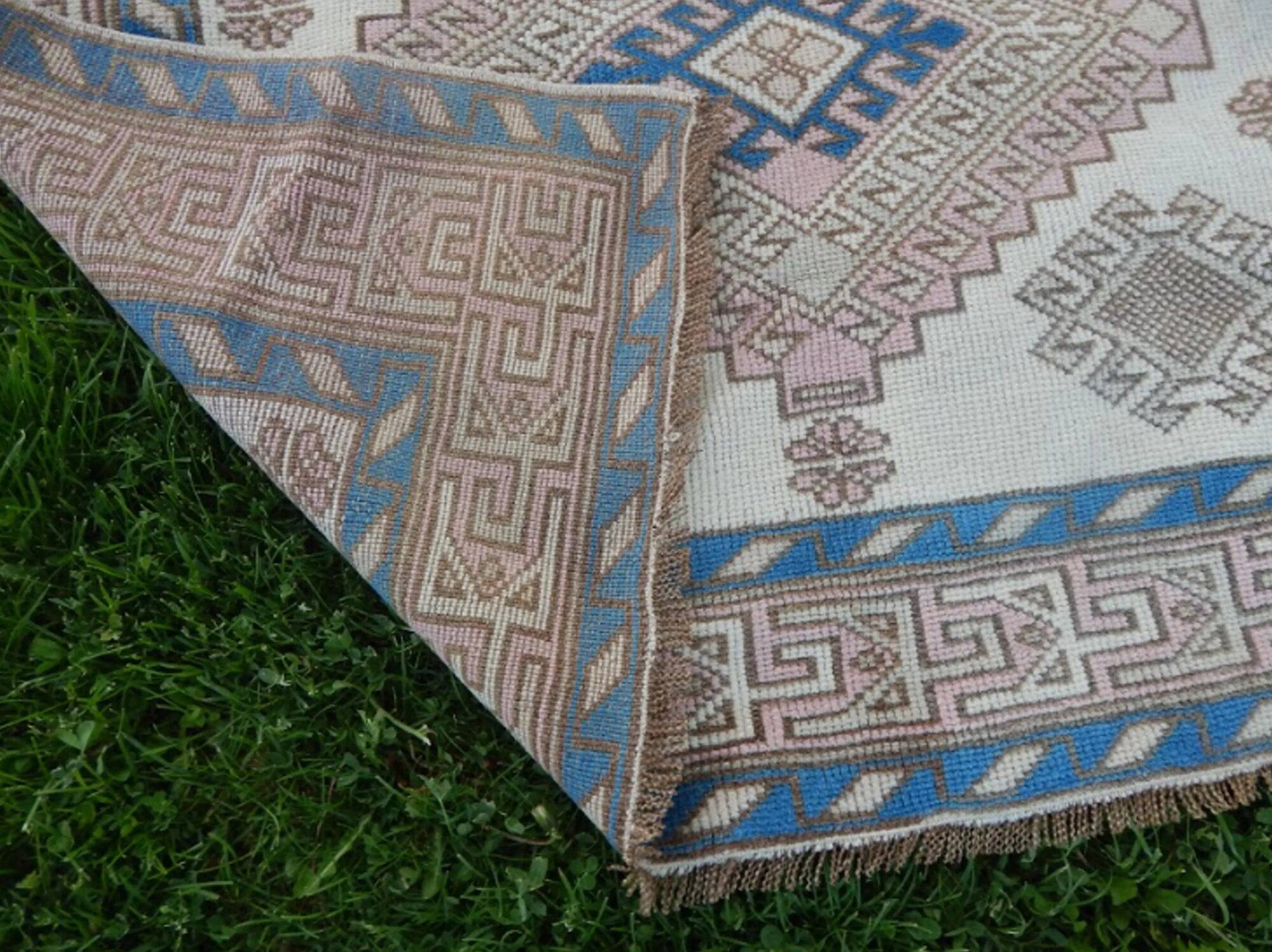 Tapis turc vintage fait main 134x203 cm