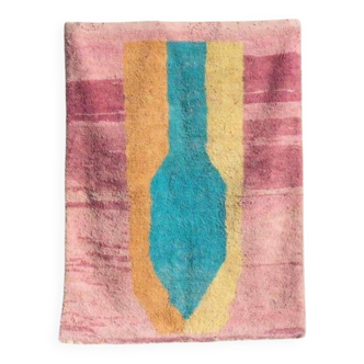 Traditional handmade Berber rug, size 200 x 250 cm