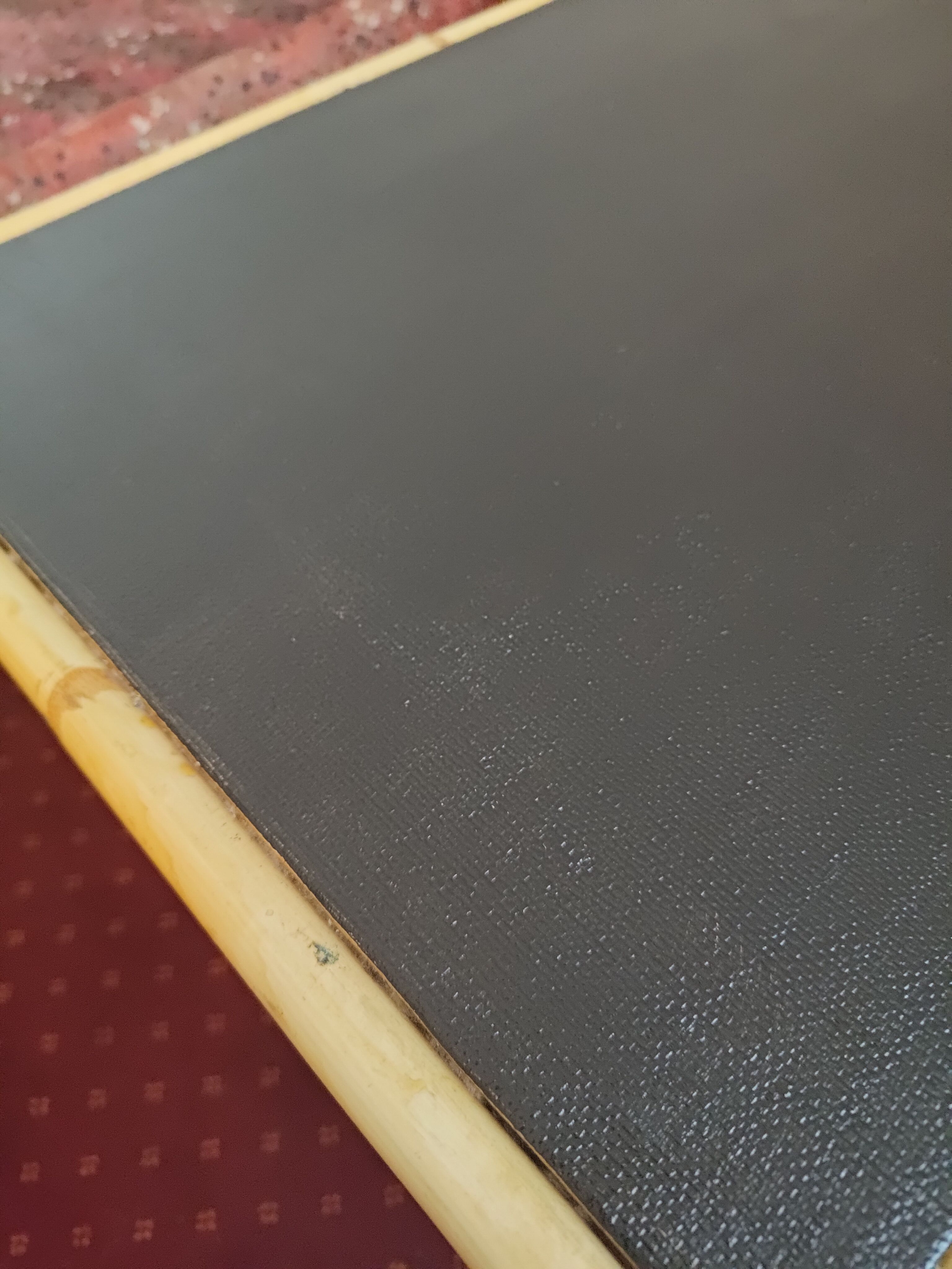 rattan coffee table 50s-60s