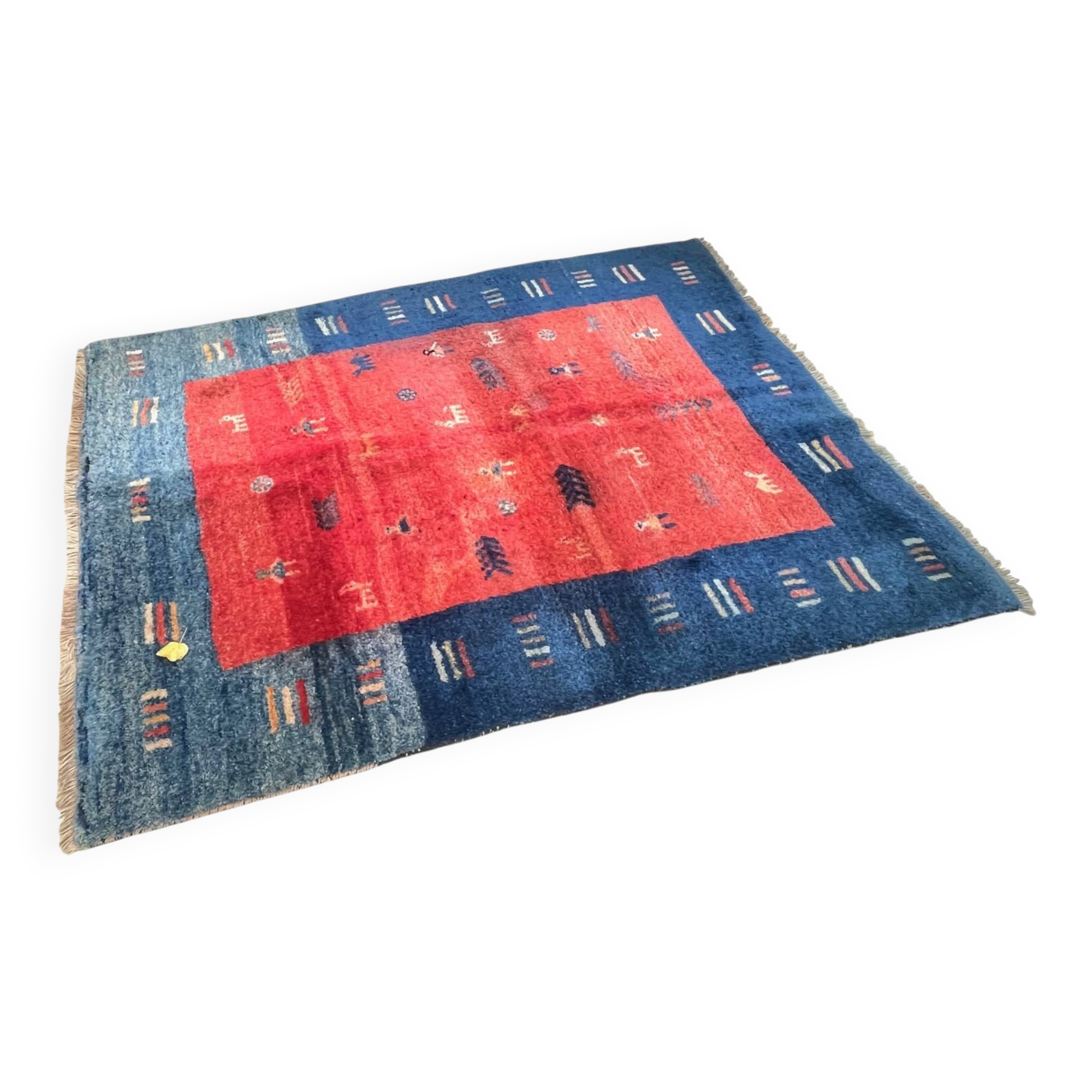 Gabbeh rug 100% wool 80s-90s – 144×195 cm