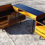 Stylish desk and cupboard set from the 1970s/80s - Design M. Pozar, UP Zavo