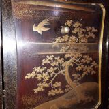 Small Japanese Lacquered Kazaridana Cabinet, Japan Edo Period