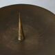 Brutalist sand-cast iron candlestick, 1960s
