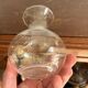 Art Nouveau Silver Butterfly Soliflore Vase Naturalistic Blown Glass