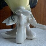 Bird numbered and signed Karl Ens, in Saxon porcelain, nineteenth century