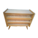 Commode rotin 1950/60