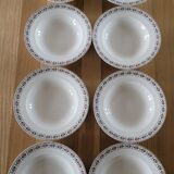 8 deep plates Sté Céramique Maestricht