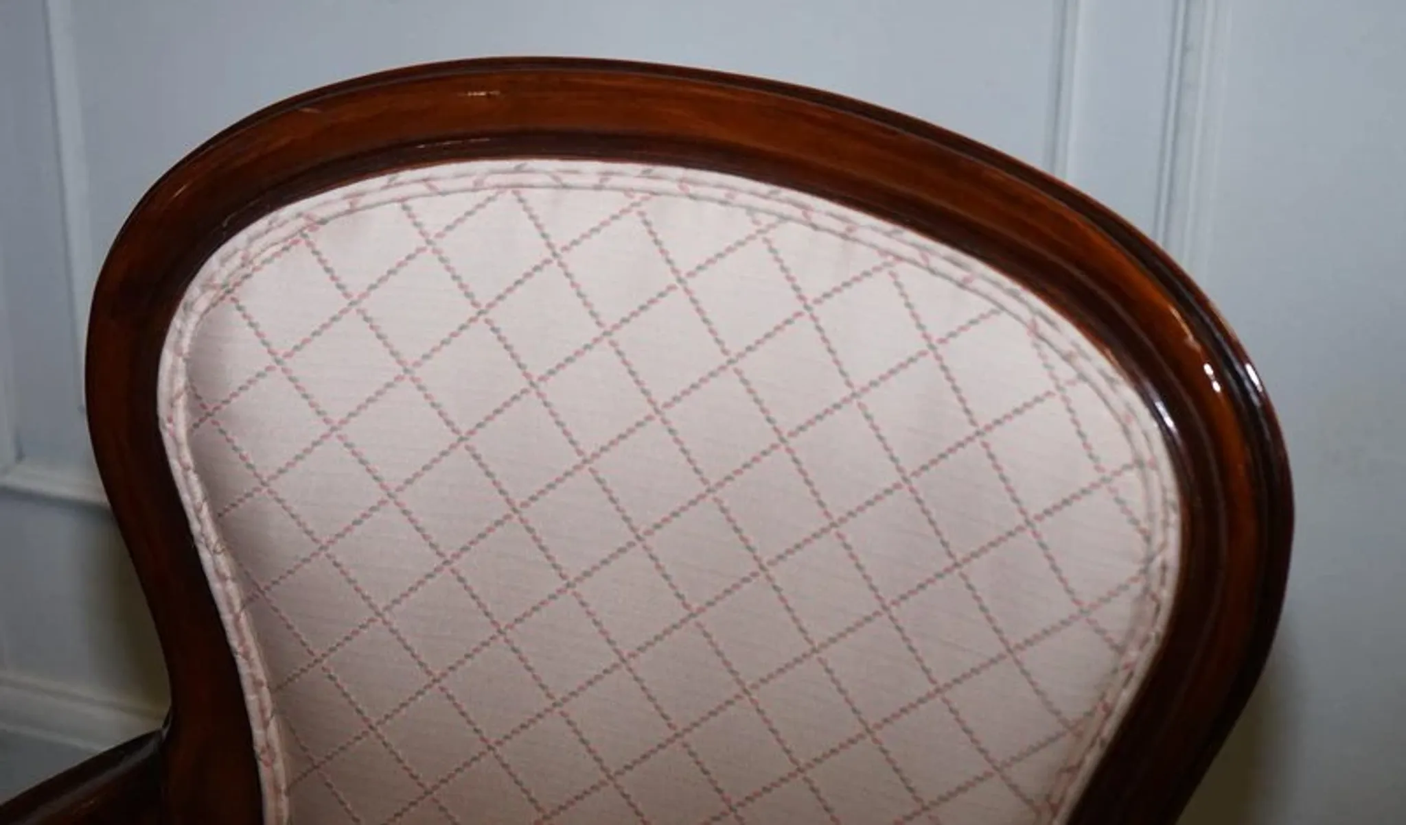 Vintage Walnut Lounge Chair, France