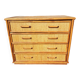 Commode en rotin avec 4 tiroirs