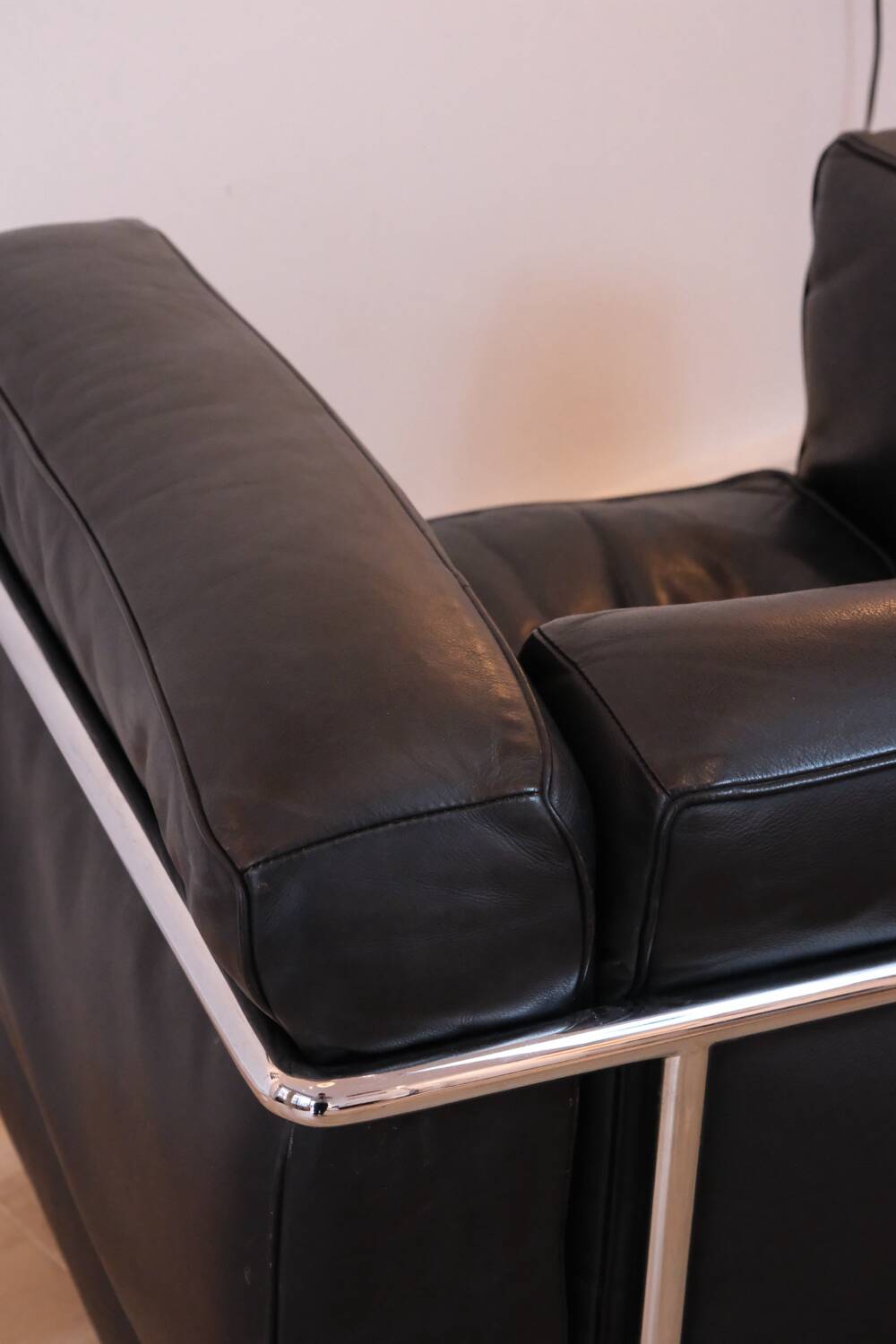 "LC2" armchair by Le Corbusier, Charlotte Perriand for Cassina