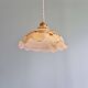 Art Deco marbled opaline pendant light, Scailmont, 1920-30