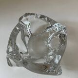 Daum France crystal ashtray