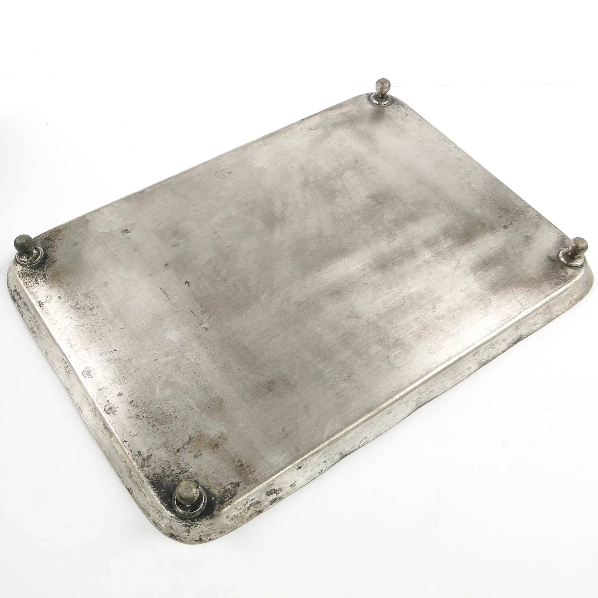 Art Deco tray, silver-plated brass, Norblin, Poland, 1930s