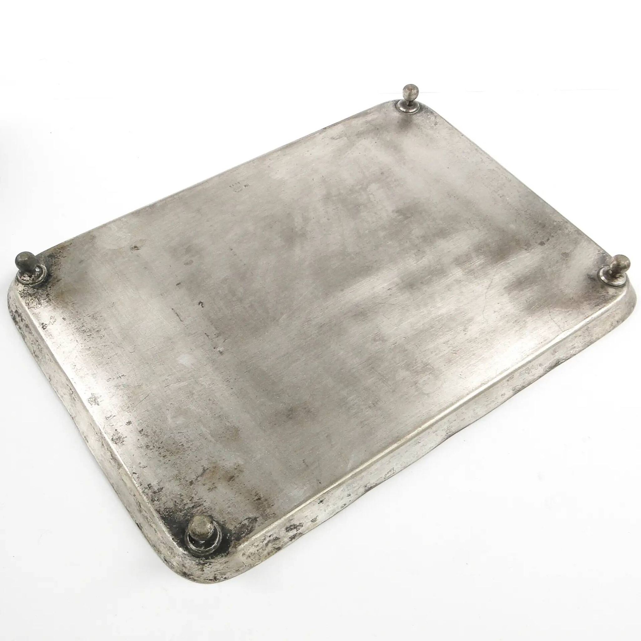 Art Deco tray, silver-plated brass, Norblin, Poland, 1930s