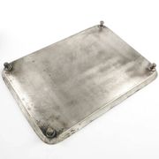 Art Deco tray, silver-plated brass, Norblin, Poland, 1930s