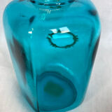Blue glass toilet bottle Marcel Franck