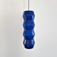 Blue colored Murano glass pendant lamp, Sweden 1960's
