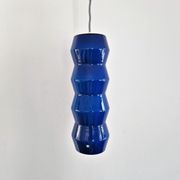 Blue colored Murano glass pendant lamp, Sweden 1960's
