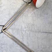 Lampe d'architecte rouge   patented  finlande