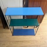 Vintage string metal wall shelf