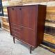 Scandinavian teak bar cabinet - 1960s