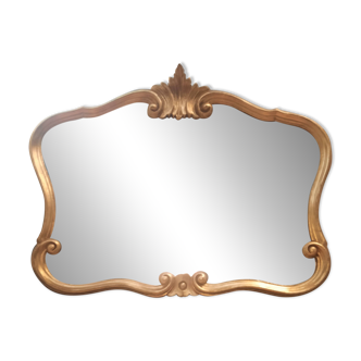 Louis XV style gilded morroir