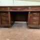 Bureau a caissons de style Empire en acajou et placage XX siècle