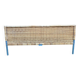 Scandinavian bed foot in bamboo, rattan, and wicker 1990 140cm
