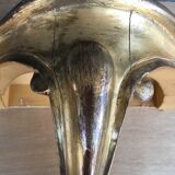 Wall console wood and stucco gilded fine XIX