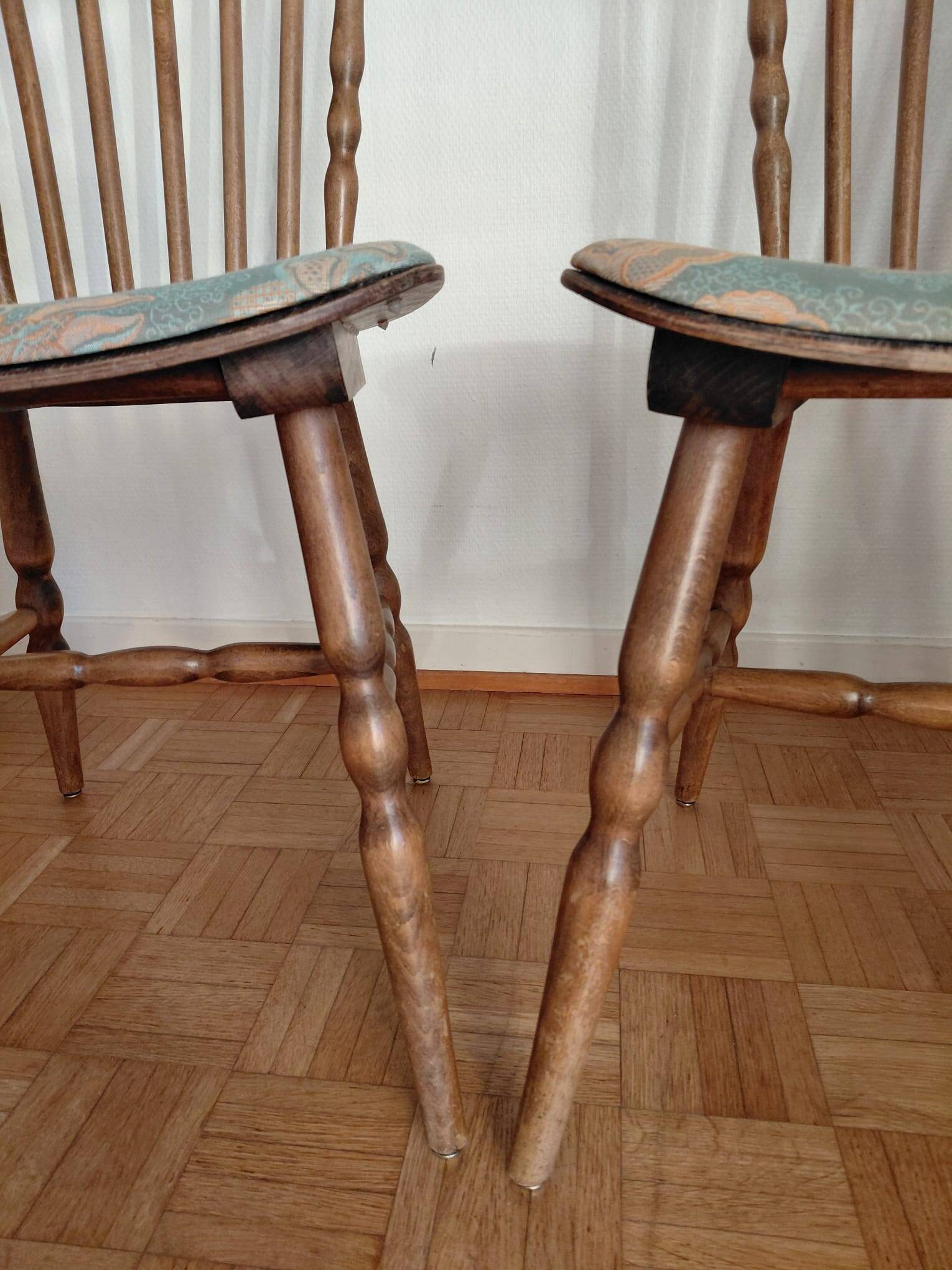 Baumann wooden bistro style chairs