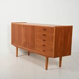 Elegant-lined Scandinavian 1960s sideboard