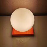 Vintage orange table lamp 1980