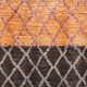 Handwoven coloured wool rug, 295 x 85 cm - R364
