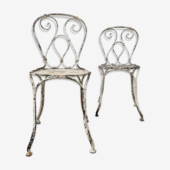 Paire de chaises 19eme