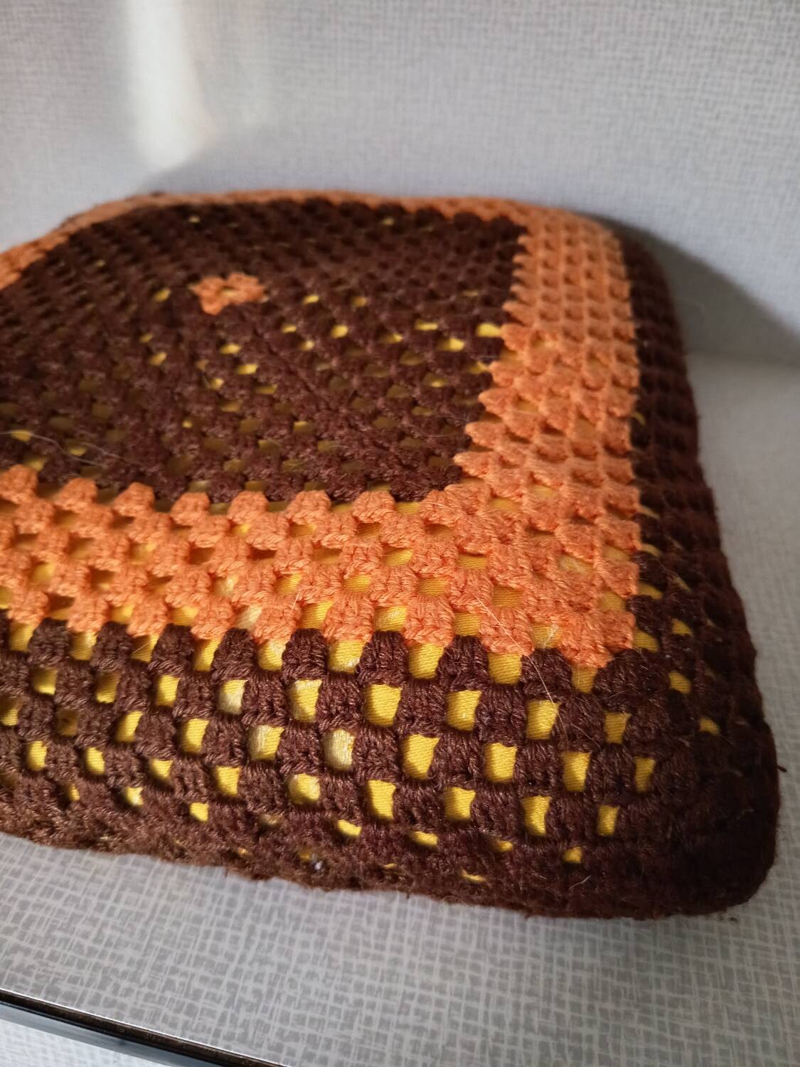 Granny Square Cushion