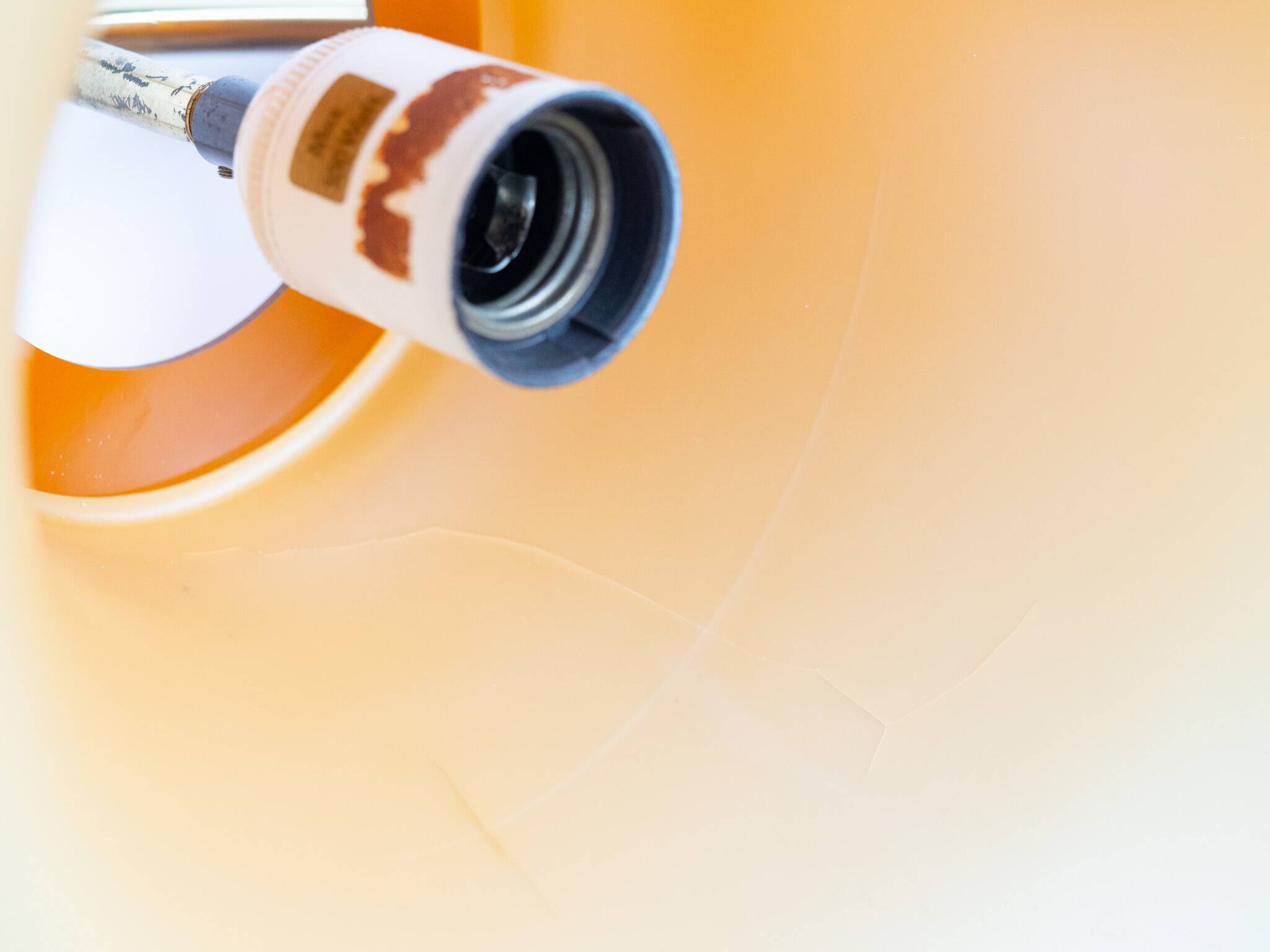 Danish vintage pendant lamp Single by Jo Hammerborg, Fog & morup, 1977