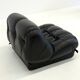 Black leather Nuvolone modular lounge sofa Rino Maturi for Mimo Padova