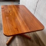 Coffee table raised in Scandinavian teak 1960